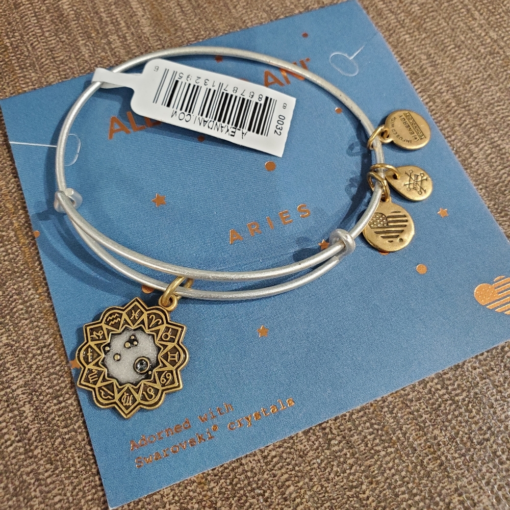 Alex and Ani Aries astrology bracelet
